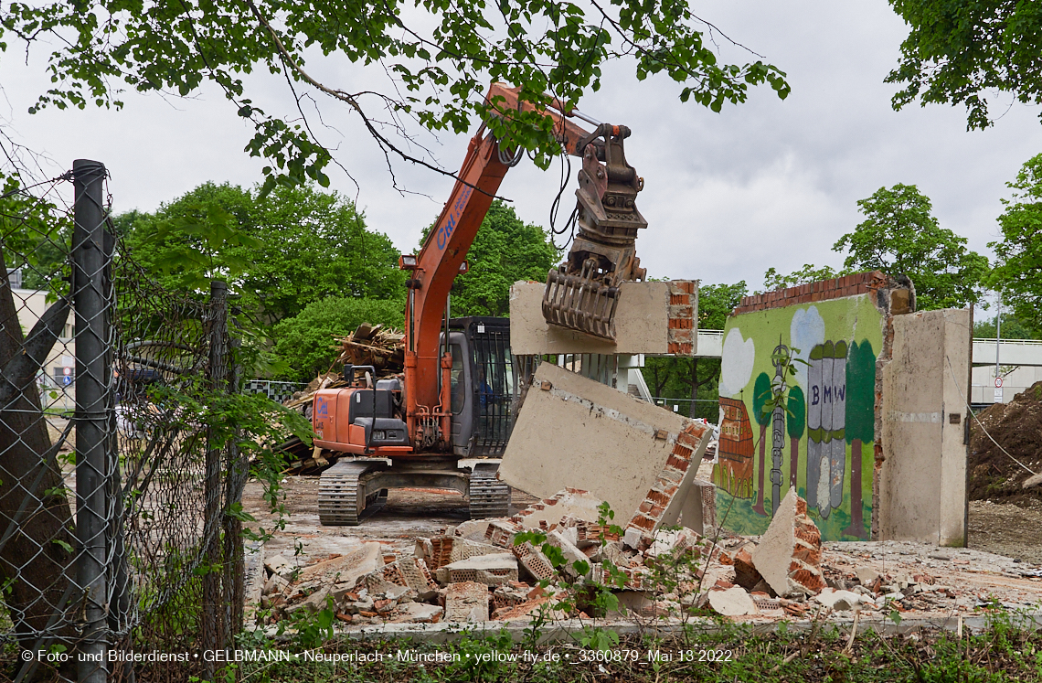 13.05.2022 - Baustelle am Haus für Kinder in Neuperlach